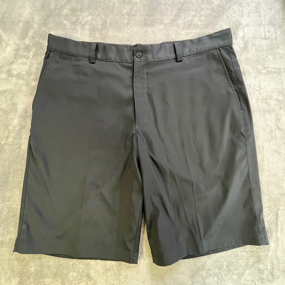 Nike Golf Shorts Mens 36 Black Dri-FIT Tour Performance 639798-010 Flat Front